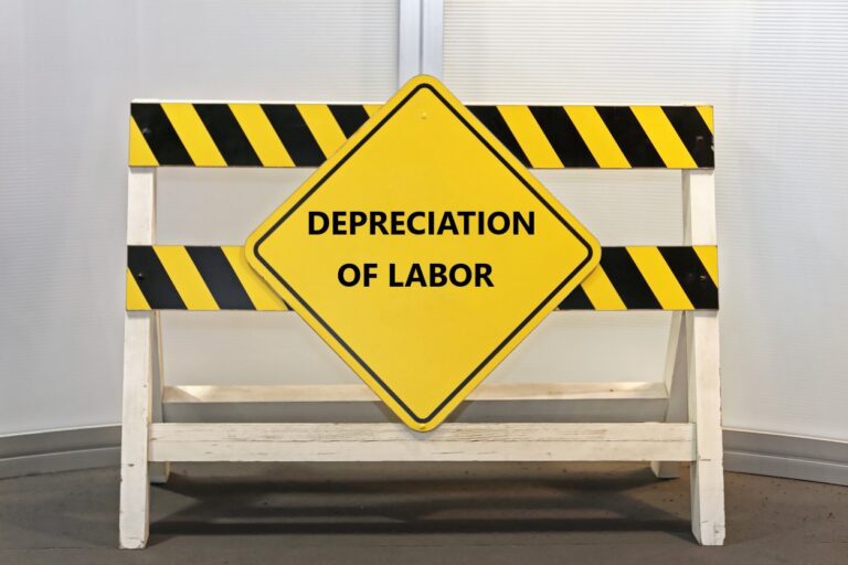 Depreciation of Labor—One Simple Example Involving the Installation of